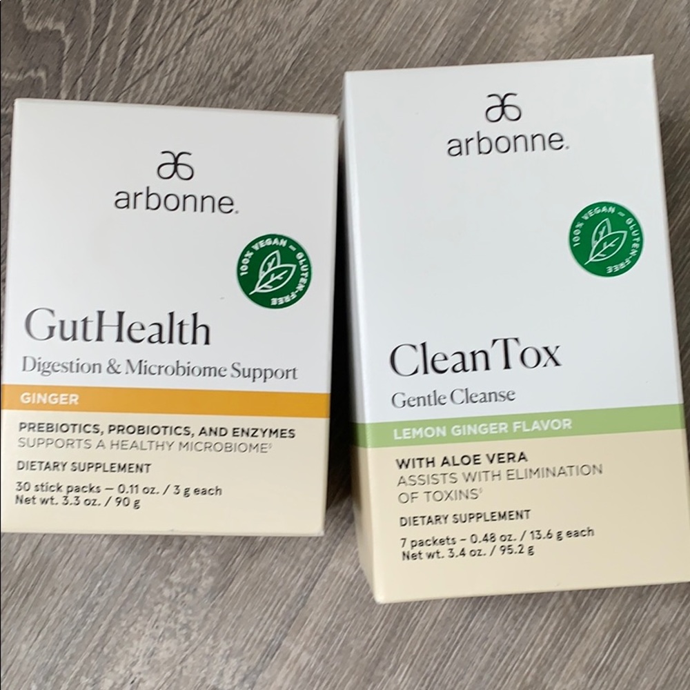 Arbonne gut health and clean tox